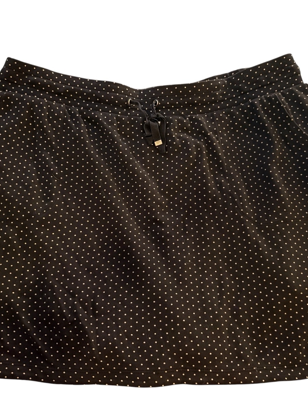 2 for 20 croft & barrow Black Skort with White Polka Dots